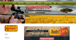 Desktop Screenshot of gunshoppe.co.za
